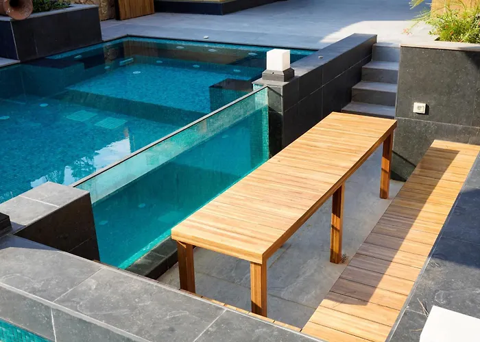 Modern Antalya With Private Pool & Garden -10 Guests Vila Yukarikaraman